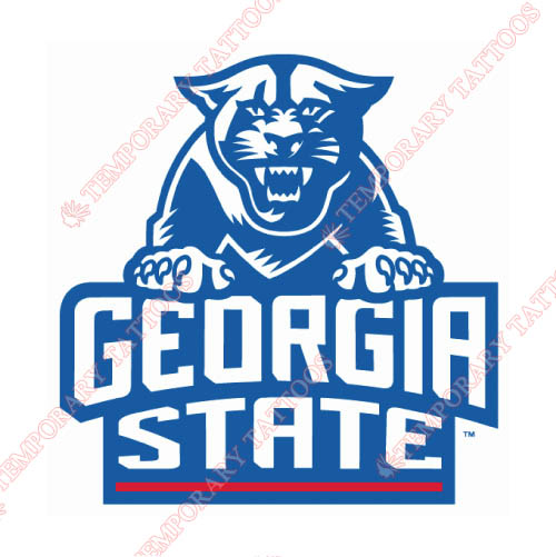 Georgia State Panthers Customize Temporary Tattoos Stickers NO.4492